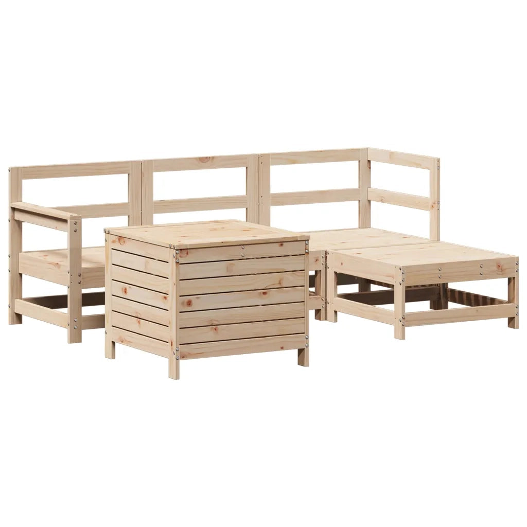 Set Divani da Giardino 5 pz in Legno Massello di Pinocod mxl 92805