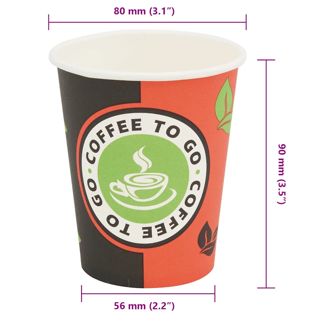Bicchieri da Caff¨¨ Monouso in Carta 1000 pz 240 ml (8 oz) CFW2407755