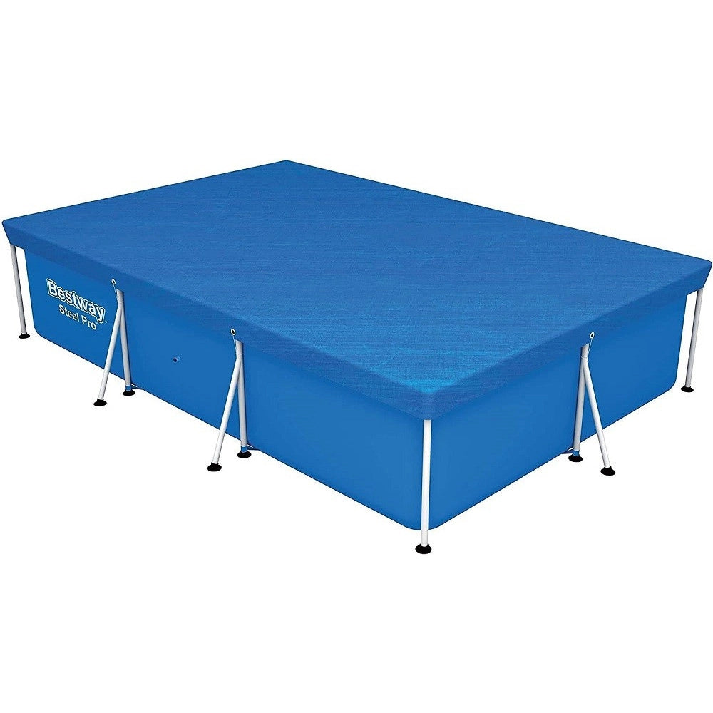 Trade Shop - Telo Di Copertura Per Piscina Fuori Terra Rettangolare Da 300 X 201 X 66cm 58106 -