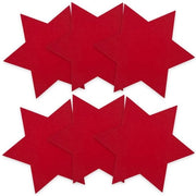 Set di 6 sottopiani decorativi per bicchieri - Ø 30 cm - 100% Poliestere duraturo