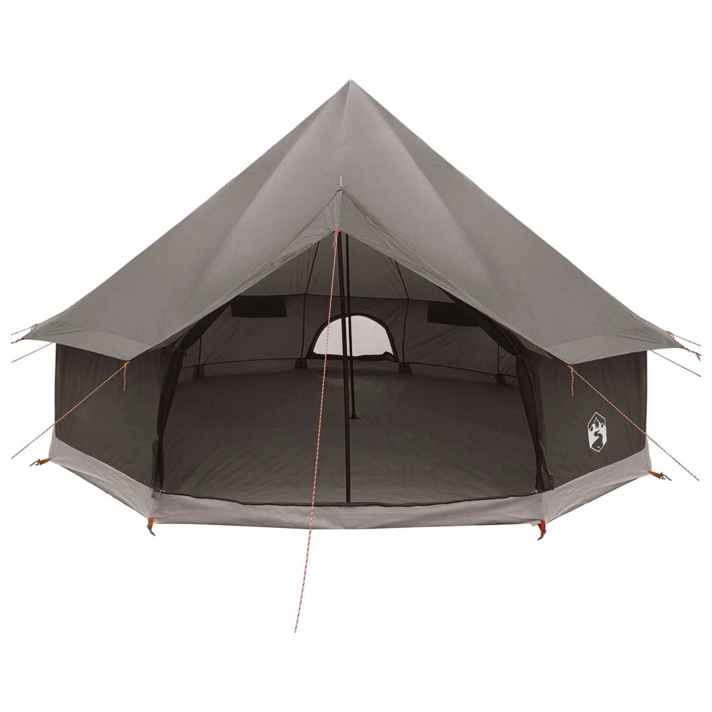 Tenda Tipi con tetto Marrone Grigio 300 x 300 x 200 cm 42029027