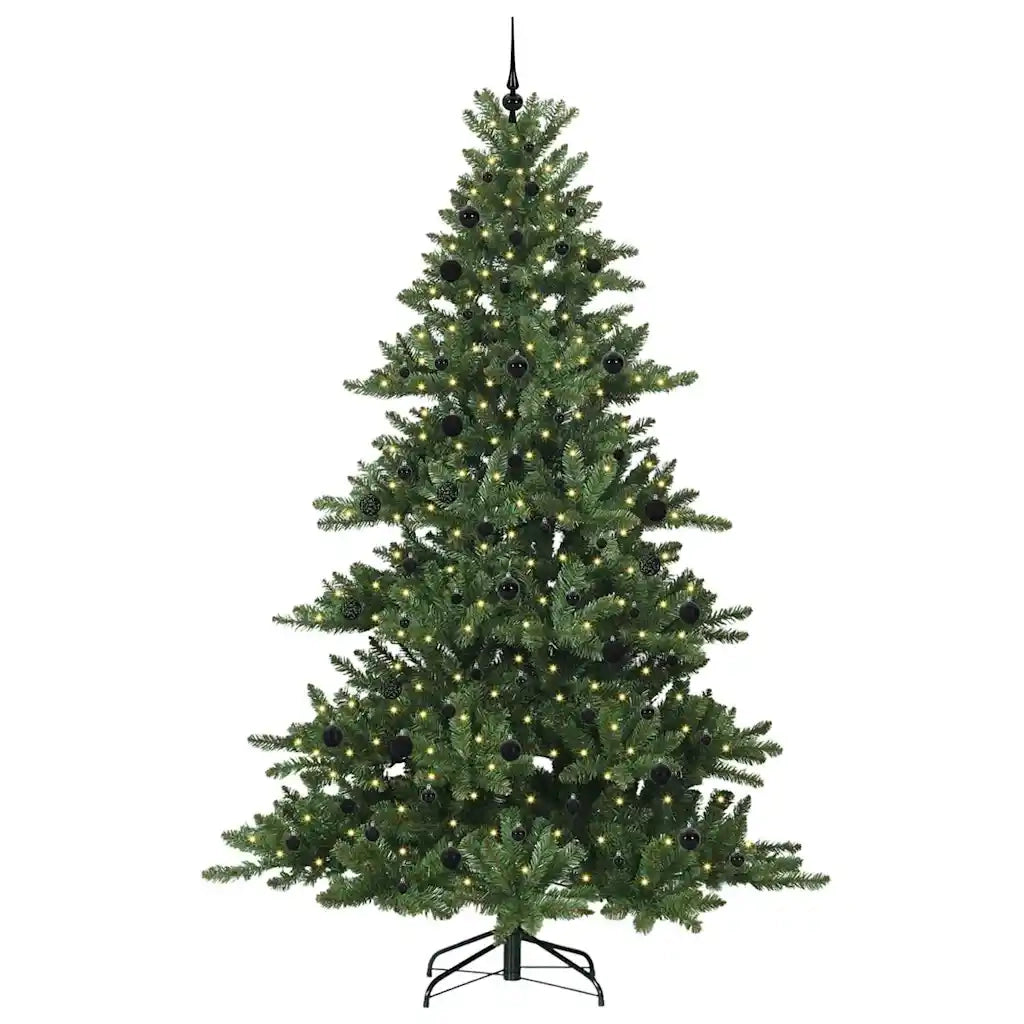 Albero di Natale Artificiale con Rami Pieghevoli Verde 240 cm 3397693