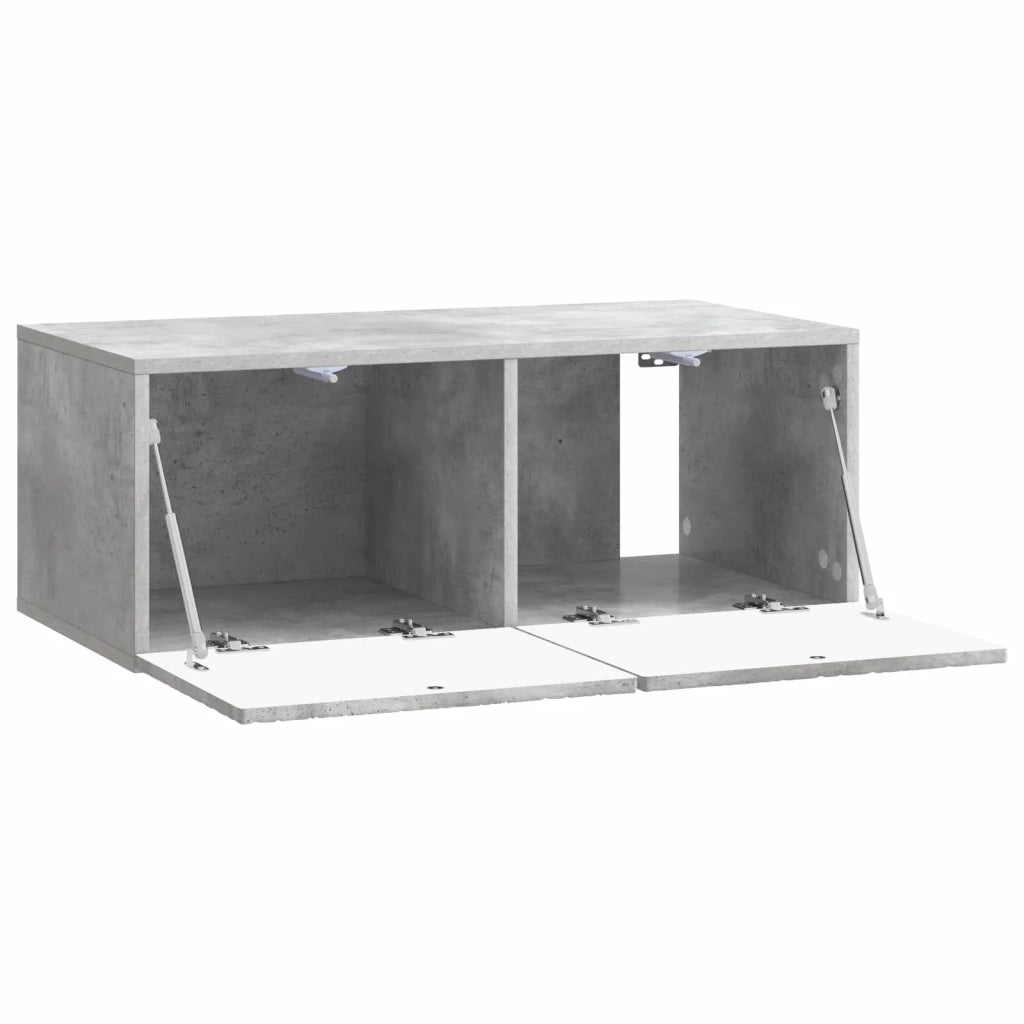 Mobile Porta TV da Muro 98 x 31 cm Grigio Cemento 898898