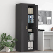Armadio Nero 60 x 40 x 180 cm Acciaio