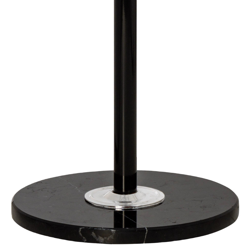 Perchero de metal negro con paraguero y 5 ganchos D36x178h cm