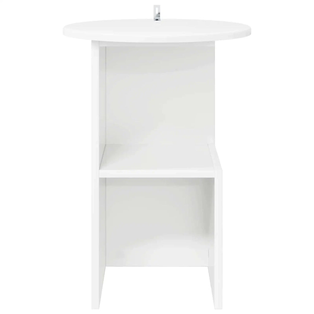 Tavolo laterale Bianco Ø 39,5 x 55 cm Legno ingegnerizzato 8001037