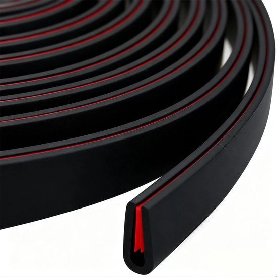 Protezione Porta Flessibile - Protezione Laminata in Gomma - Protezione Angolo - Autoadesivo - Adatto per 2-3 mm - Lunghezza 3 m