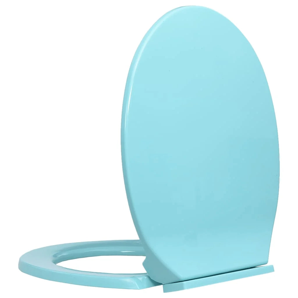 Sedile WC con chiusura ammortizzata sedile WC sedile WC per bagno per casa ristorante negozio hotel ovale verde 02_0002925