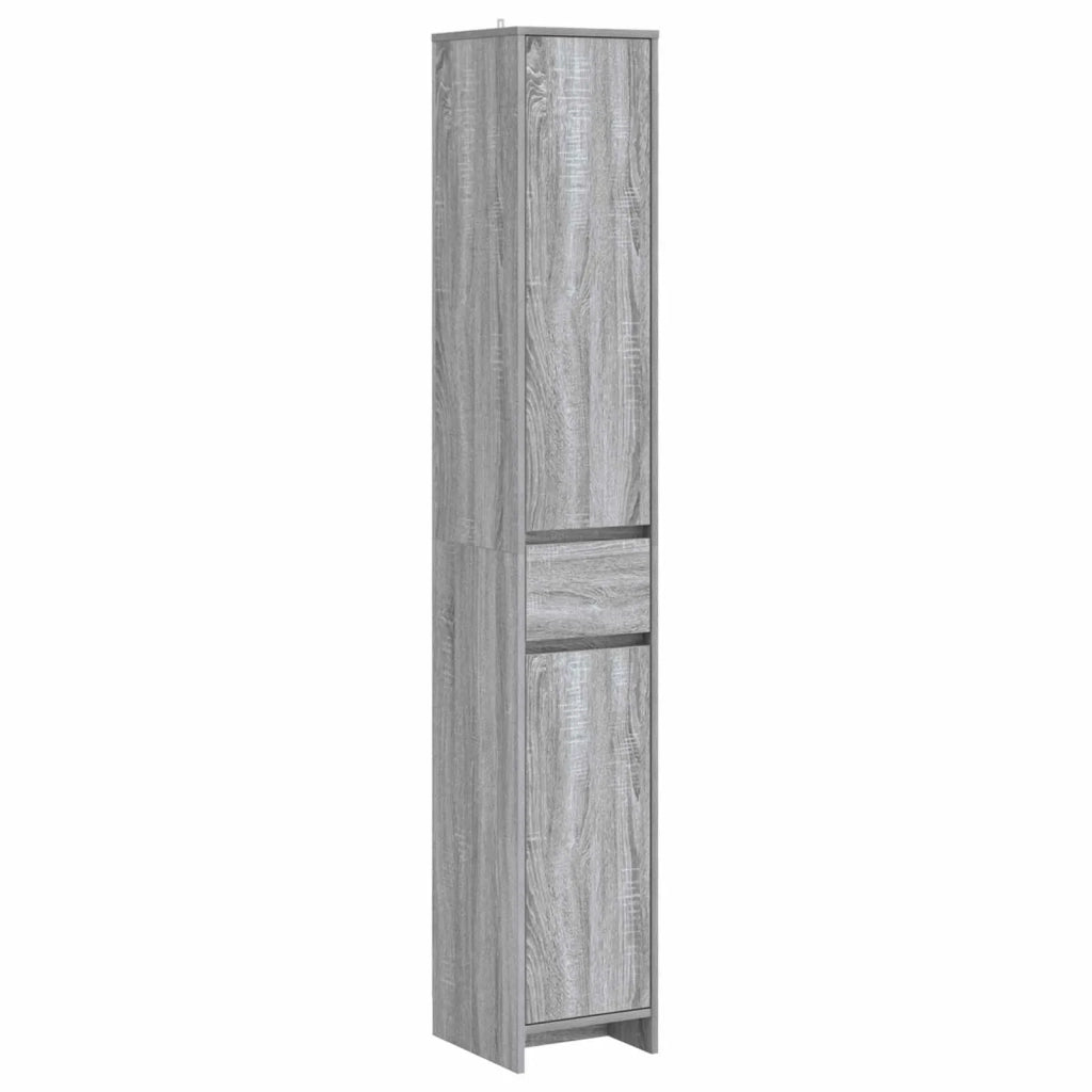 Mobile da Bagno Sonoma grigio 30 x 33 x 190 cm