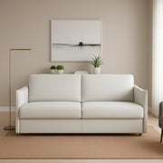 Varedo, Divano Fisso 2 Posti Sfoderabile Made in Italy, 180x95x90h cm Grigio Chiaro