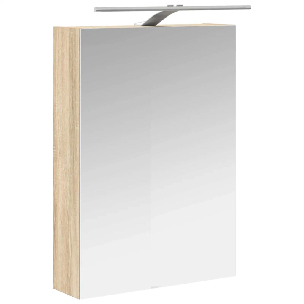 Set di mobili per il bagno 5 pz Rovere Sonoma 3406713