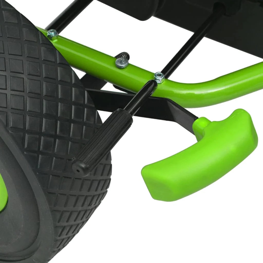 Go-kart a pedali da 96 cm con sedile regolabile verde 02_0005226