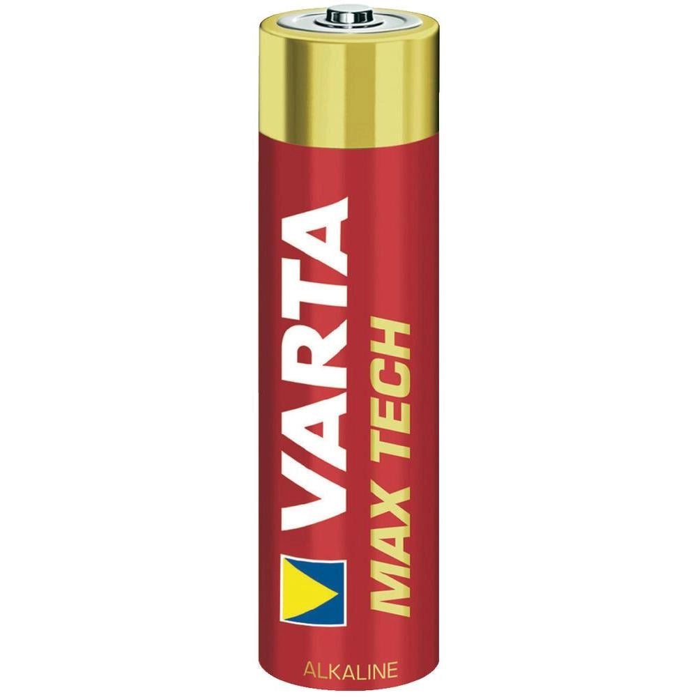 Blister 4 batterie ministilo VARTA max tech alcalina LR03 1,5V