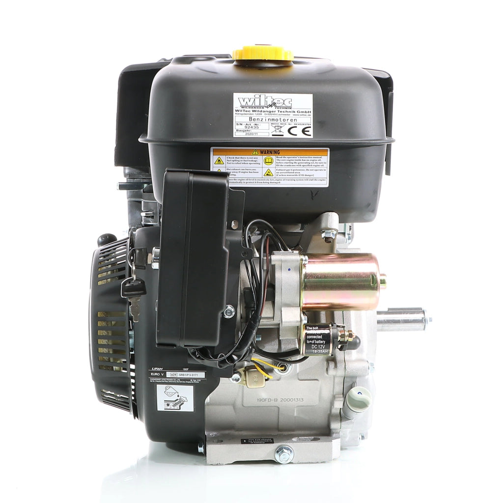 LIFAN 190 FD-B E-Start Motore a benzina a 4 tempi 10kW (15CV) 25mm, OHV, 420ccm con avviamento elettrico
