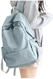 Zaino per Scuola per Donna, Borsa da Viaggio Causale 14 Pollici Zaino per Laptop per Ragazze Adolescenti Zaino Leggero Impermeabile Borsa da Spalla per Uomo Ragazzo Studente, Blu