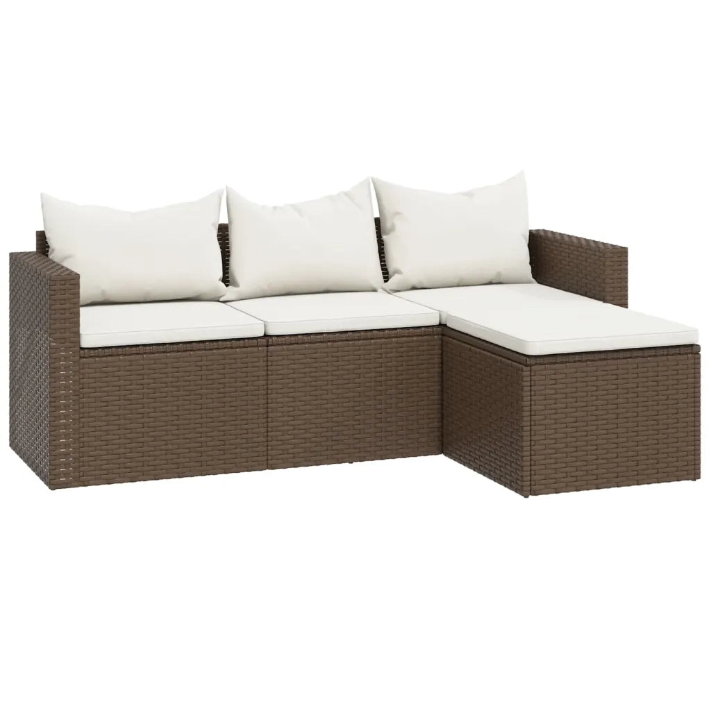 Set Mobili da Giardino Marrone in Polyrattancod mxl 71660