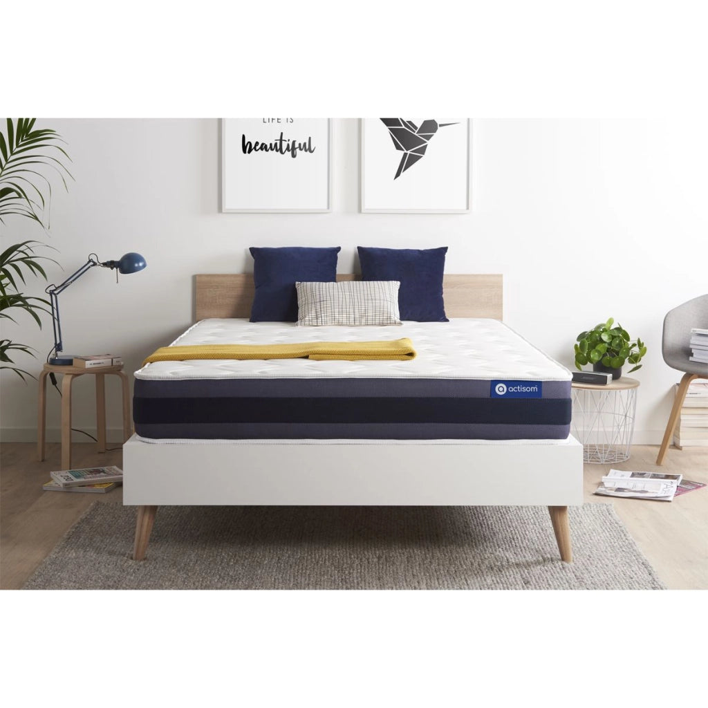 Materasso matrimoniale Actilatex morpho 200x200cm - Spessore : 24cm - Lattice e memory foam - Bilanciato