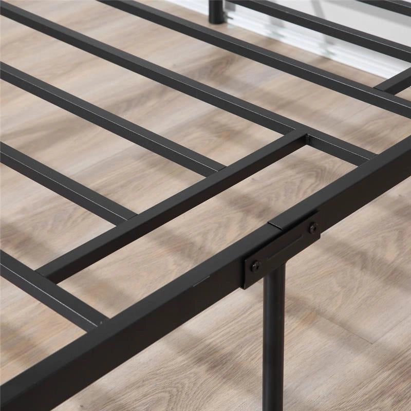 STRUTTURA LETTO SINGOLO IN ACCIAIO 90X200CM CON DOGHE TESTIERA E PEDIERA