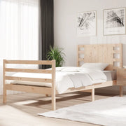 Giroletto senza Materasso-Struttura Letto 90x200 cm in Legno Massello di Pino 977415