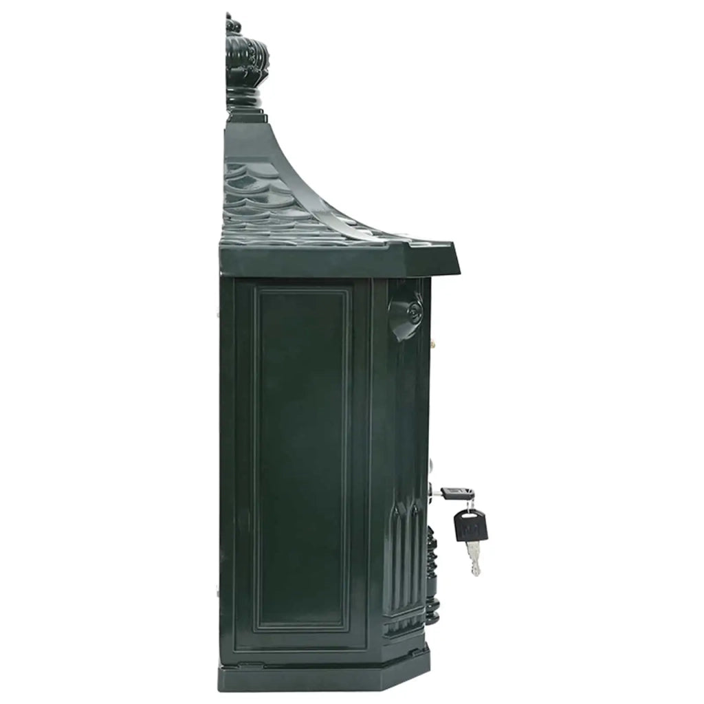 Cassetta Postale da Muro con porta Verde 40,5 x 16 x 45 cm 42023500