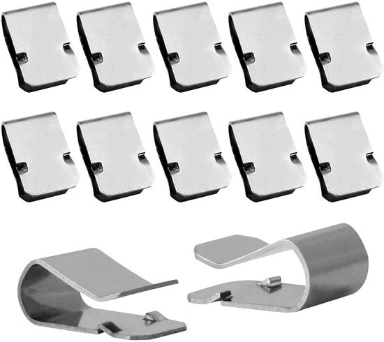 Fermoventi per Montaggio - 12 pezzi - Per Fissaggio su Grille e Vano Luce - Adatto a Diverse Applicazioni