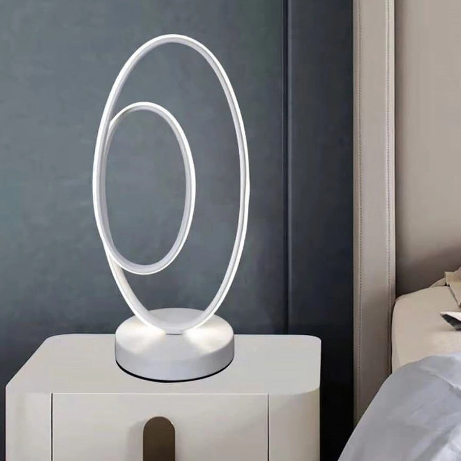 Lampada da Scrivania Comodino Notturna alta Illuminazione a Led Design Moderno