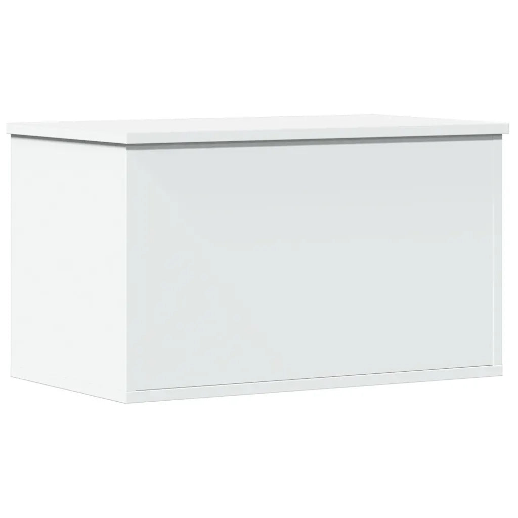 vidaXL Contenitore Portaoggetti Bianco 60x35x35 cm in Truciolato