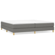 Letto matrimoniale | Letto per adulti | Struttura Letto a Rete a Molle Grigio Scuro 200x200 cm Tessuto