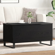 Tavolino da CaffÃ¨ Rovere Nero 90x44.5x45 cm Legno ingegnerizzato