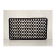 ZERBINO NIDO DAPE NERO CON BORDO 41X71 CM- ISMAR- 1,0 pz