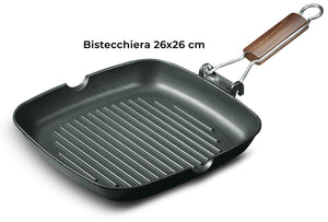 Batteria di Pentole 4 Pezzi in Alluminio Pressofuso Antiaderente Olympia Supreme