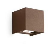 Applique Esterna GES1022 2x5W LED CCT Selezionabile 3000K/4000K/5500K IP65 Marrone - Gealuce