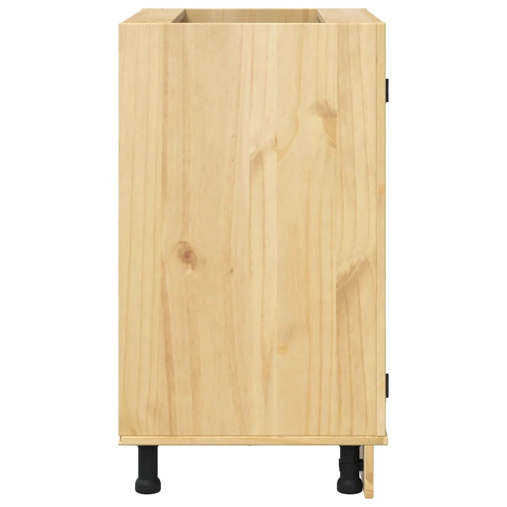 Armadietto SKI Marrone Miele 60 x 46 x 81,5 cm Pino massello