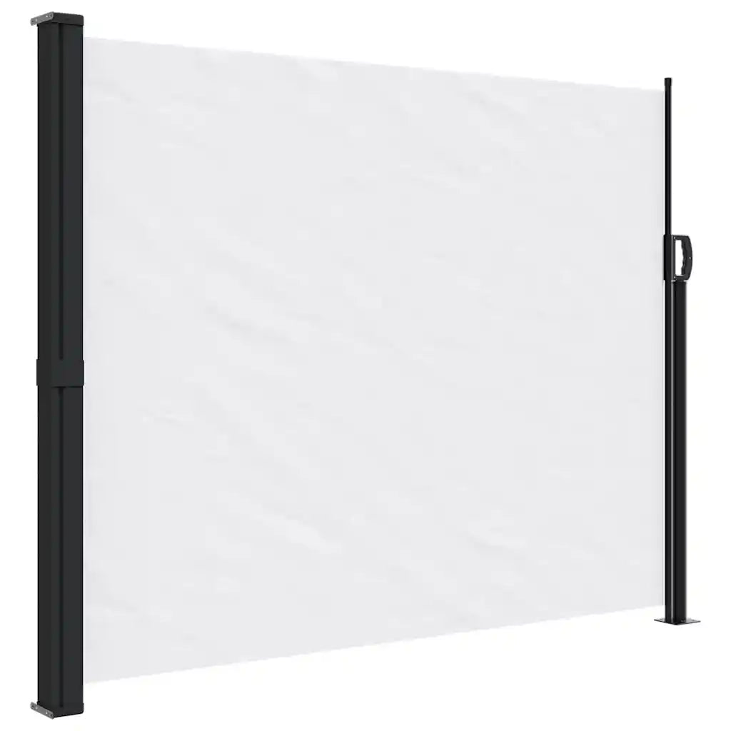 Tenda da Sole Laterale Retrattile-Tenda parasole per balcone per giardino Bianco 160x300 cm