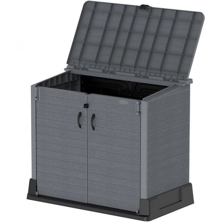 StoreAway 850L grigio: la tua soluzione elegante per la copertura dei bidoni della spazzatura