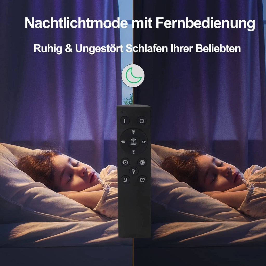 ZMH Lampada da soffitto LED di design da 120 cm con dimmer e telecomando per illuminazione interna