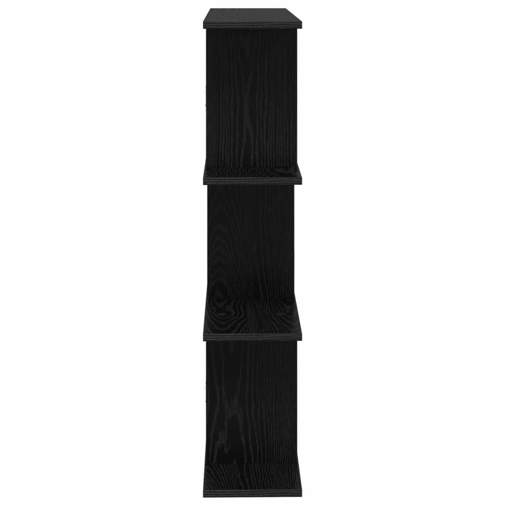 Scaffale da parete Rovere Nero 80 x 20 x 96 cm 8012205