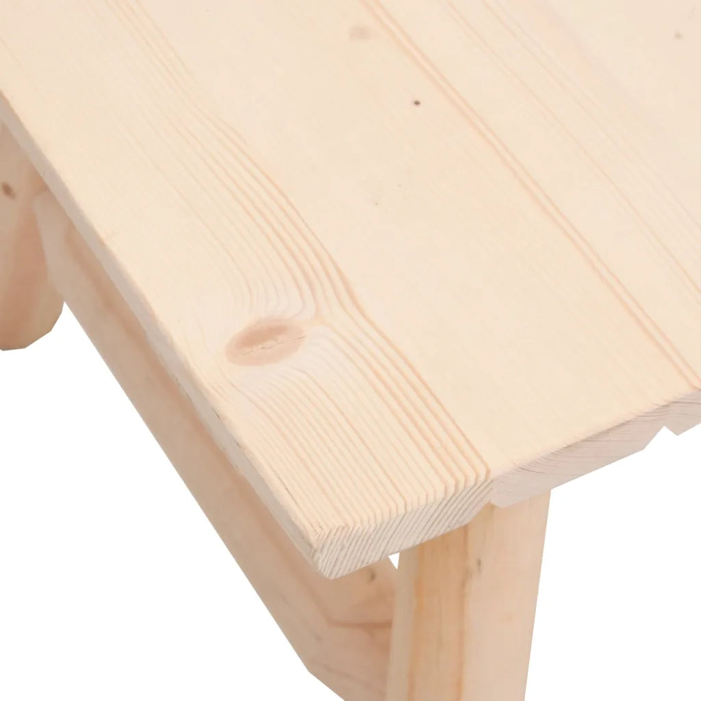 Set Divani da Giardino 4 pz in Legno Massello di Abete 3185513