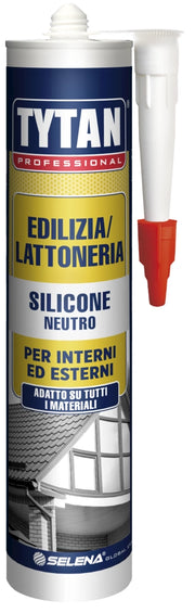 Tytan SILICONE EDILIZIA NEUTRO X SERRAMENTI ml. 300 - Grigio 24.00 pz