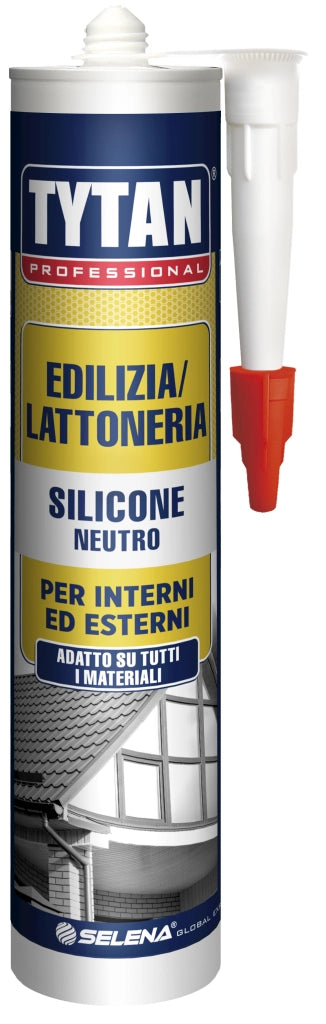 Tytan SILICONE EDILIZIA NEUTRO X SERRAMENTI ml. 300 - Grigio 24.00 pz