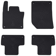 Tappetino per Auto 4 pcs Nero adatta per Volvo XC60 2018- Gomma