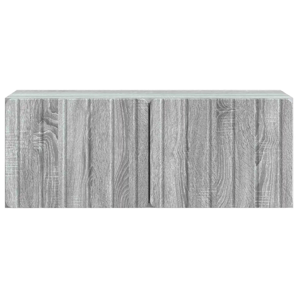 Mobile Porta TV da Muro Grigio Sonoma 78,5 x 31 x 30 cm