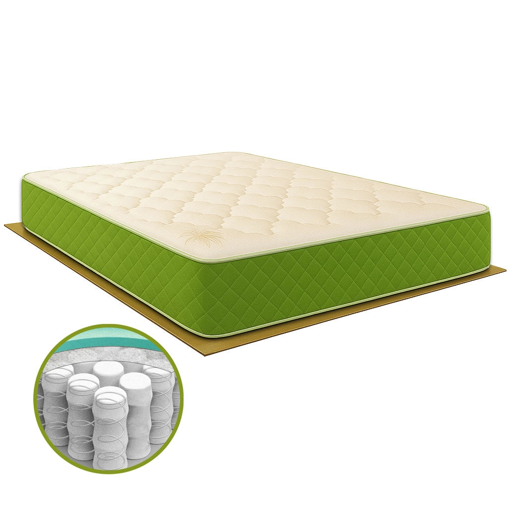 Materasso molle insacchettate e memory matrimoniale 160x190 IRLANDA con tessuto Aloe vera H 25cm