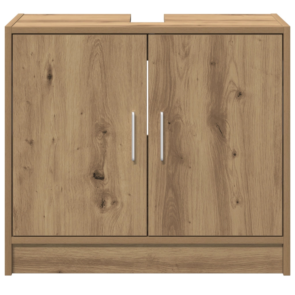 Mobile lavabo Rovere artigianale 63x29x55 cm Legno ingegnerizzato