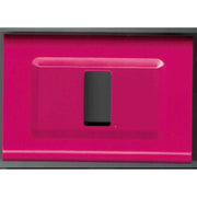 Trade Shop - Placchette Placche In Abs Serie Magic Elite Bticino Compatibili Color Copriprese - Fucsia -4 Fori     -