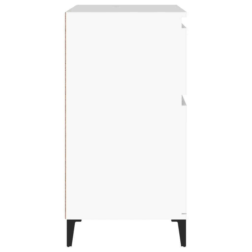Credenza-Buffet-Armadio da cucina Bianca 60x35x70 cm in Legno Multistrato 551429