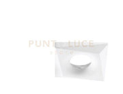 FARETTO VALLEY GU10 QUADRATO CUT OUT L.9,8CM BIANCO IP20