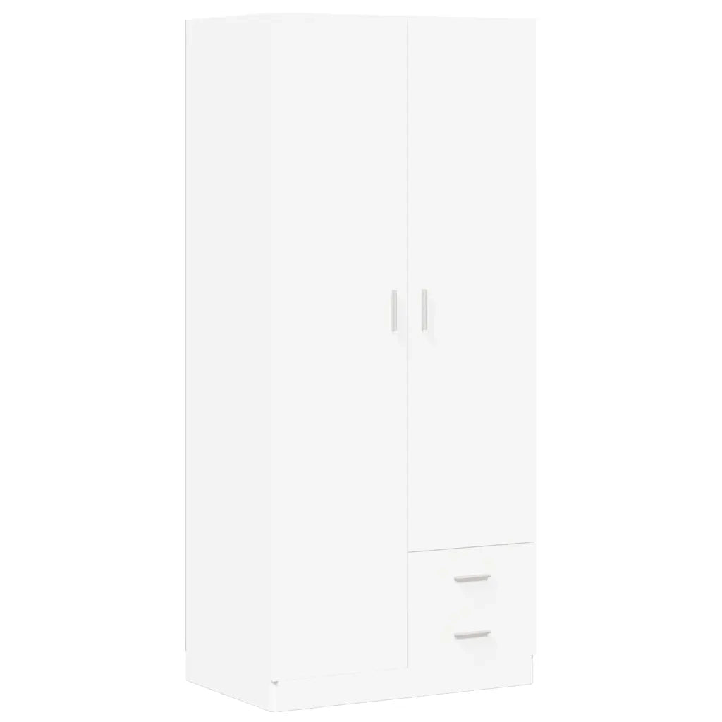 Armadio Bianco 80x52x180 cm in Legno Multistrato CFW8668362