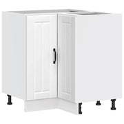 Pensile da cucina | Mobile Base ad Angolo Cucina Lucca Bianco in Legno Multistrato