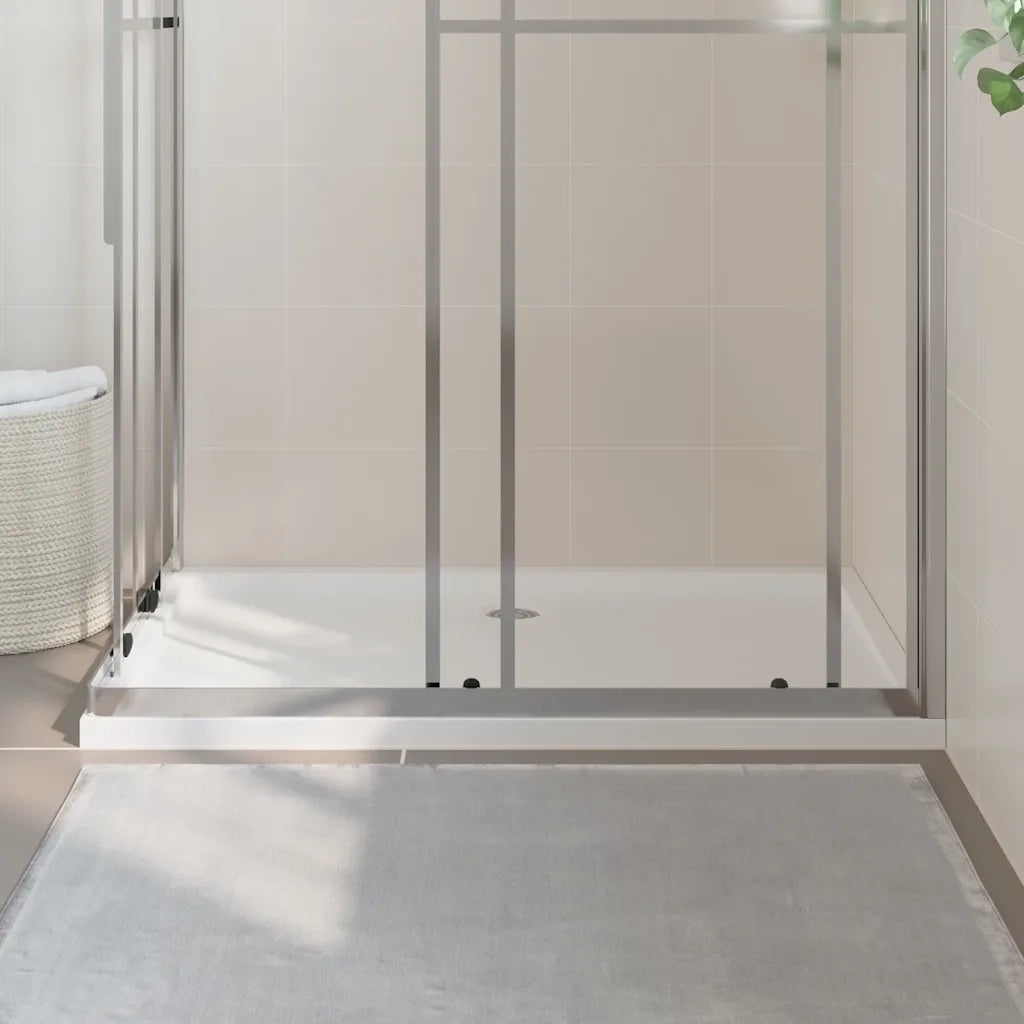 Piatto Doccia in ABS Rettangolare Bianco 80x120 cm CFW9217858